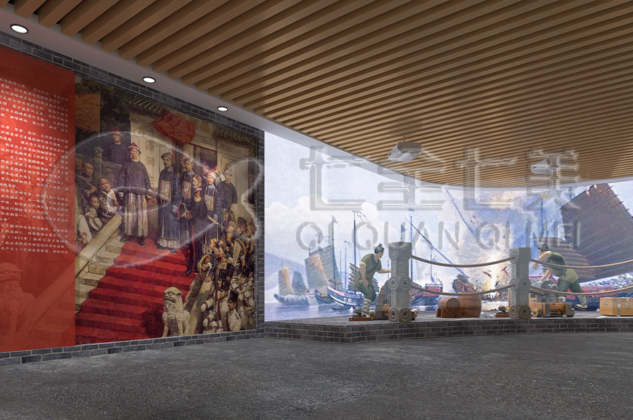 學校毒品預防教育展示館施工方案-禁毒教育展示館沉浸式產品-中小學生禁毒教育展示館平面設計