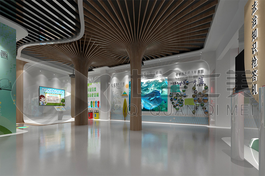 法治文化展廳， 青少年法治教育展廳， 社區(qū)法制教育館