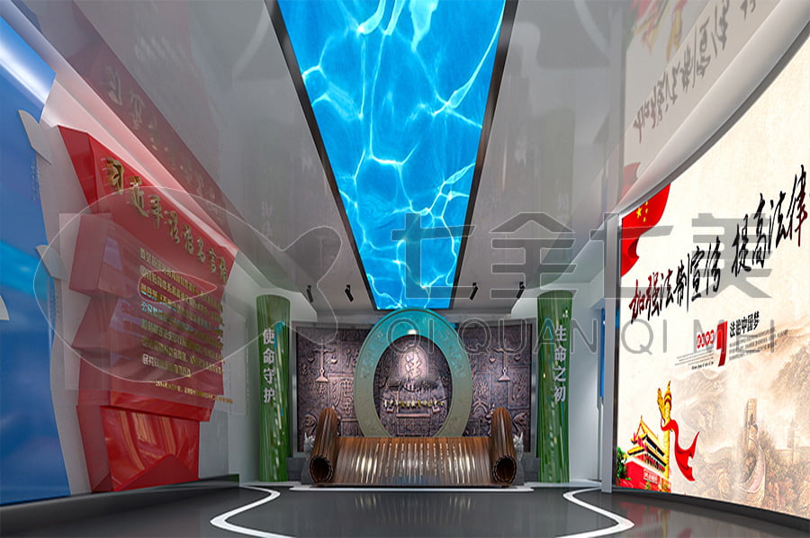 校園法治教育基地，法治示范基地效果圖設(shè)計(jì)，法院法治示范基地設(shè)計(jì)，青少年普法文化教育展廳