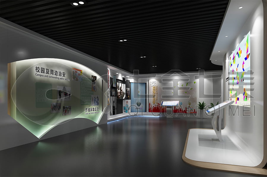 普法教育展廳，普法示范平臺(tái)升級(jí)改造，公安局普法宣傳館設(shè)計(jì)公司