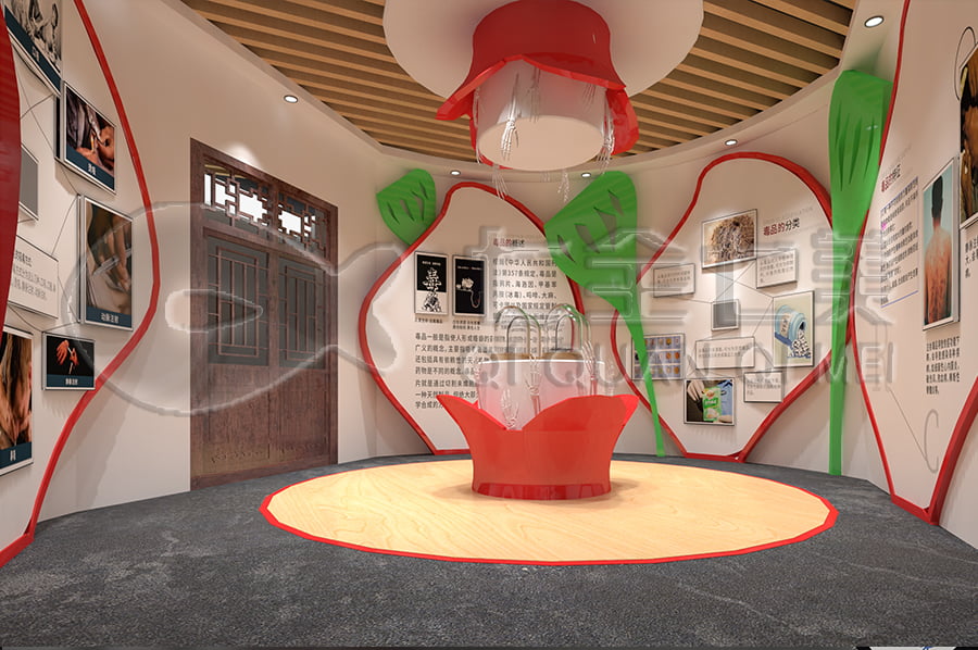 禁毒教育基地建設(shè)公司，數(shù)字化禁毒防艾示范基地，禁毒警示展館建設(shè)公司