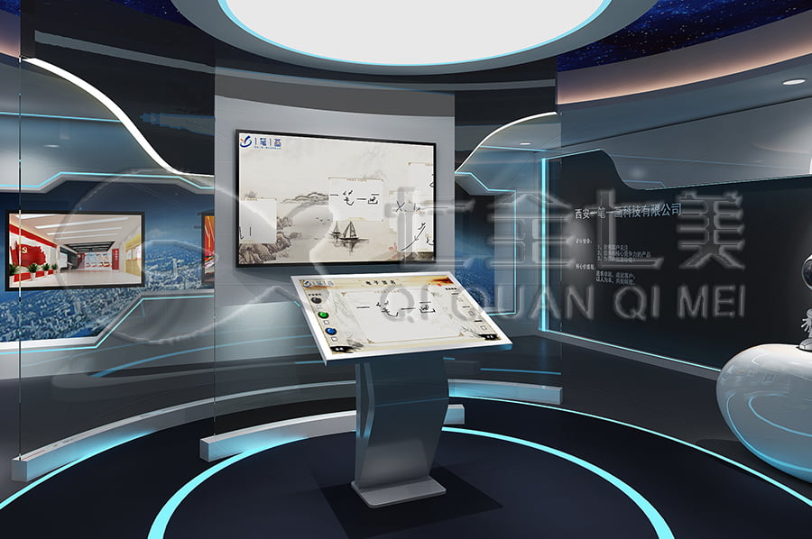 禁毒展廳效果圖，多媒體禁毒防艾基地施工，禁毒防艾宣傳基地設(shè)計(jì)布局